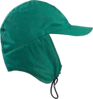 2-0109-010-3050 Czapka z daszkiem ocieplana zielona