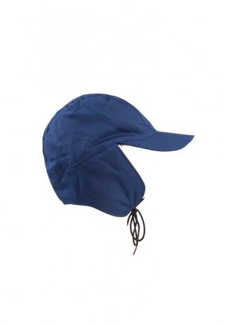 2-0109-010-1080 Czapka z daszkiem ocieplana granatowa