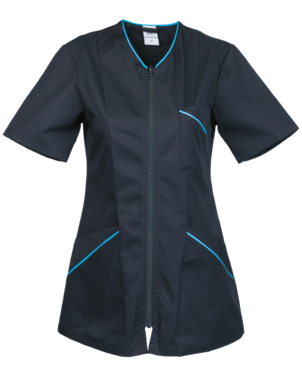 2-3344-367-9410 Bluza medyczna zapinana na zamek 