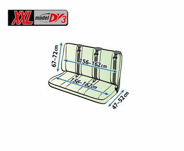 5-1430-217-4015  Pokrowiec na trzosobową kanapę DV3 XXL ARES