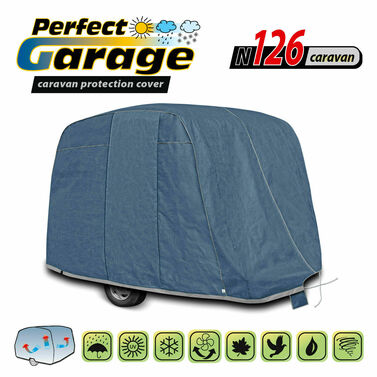 5-4010-249-4030 POKROWIEC NA PRZYCZEPĘ KEMPINGOWĄ N126, DŁ. 280-310 CM PERFECT GARAGE + TORBA