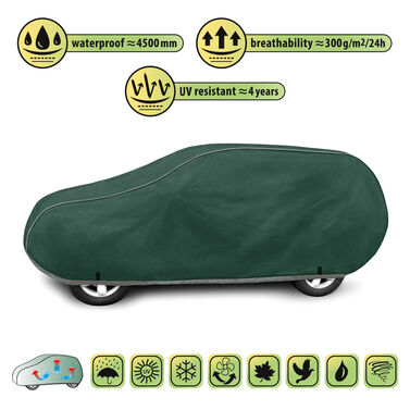 5-4754-248-3050 POKROWIEC NA SAMOCHÓD MEMBRANE GARAGE + TORBA L SUV/off-road