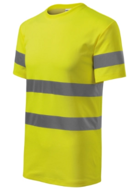 0-0303-999-001 Koszulka T-shirt odblaskowy męski-żółty