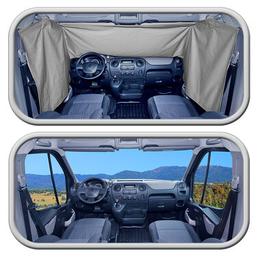 5-3507-230-3022  KURTYNA PRZEDNICH SZYB SAMOCHODÓW KAMPER I DOSTAWCZYCH