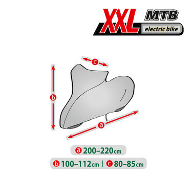 5-3875-248-3020 Pokrowiec ochronny na rower elektryczny XXL