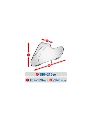 5-3891-241-3021 Pokrowiec na rower  XXL bike membrane 180-210 CM 