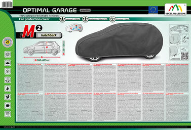 5-4314-248-4010 Membranowy pokrowiec ochronny na samochód Optimal Garage