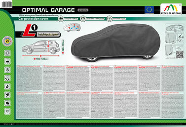 5-4315-248-4010 Membranowy pokrowiec ochronny na samochód Optimal Garage