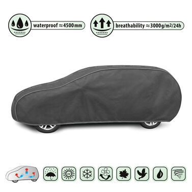 Membranowy pokrowiec ochronny na samochód Optimal Garage Membranowy pokrowiec ochronny na samochód Optimal Garage GRAFIT