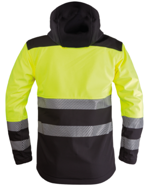 2-114V-334-9671 KURTKA SOFTSHELL ODBLASKOWA 114V (V-WORK/HIVIS)