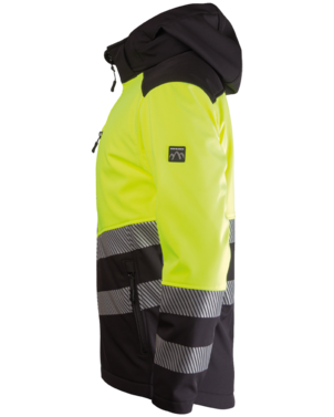 2-114V-334-9671 KURTKA SOFTSHELL ODBLASKOWA 114V (V-WORK/HIVIS)