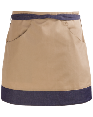 2-403V-020-9948 Zapaska kelnerska z kieszeniami 40 cm (Beżowa) Unisex