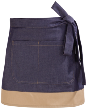 2-414V-327-9211 Zapaska gastronomiczna z kieszenią 40 cm (Jeans) Unisex