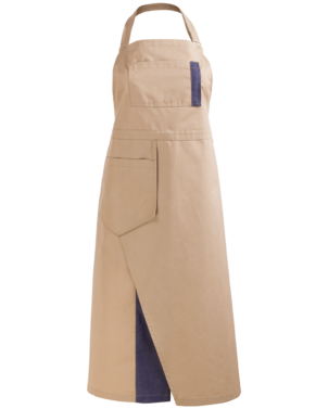 2-421V-020-9948 Elegancki fartuch przedni z wiszącą kieszenią Unisex