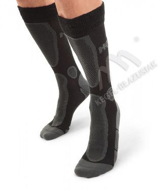 0-0250-704-9089 Skarpety HARD WORK czarny/popiel