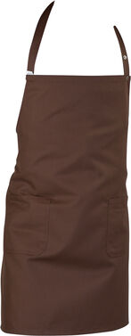 2-4427-010-4015 Fartuch damski z dwoma kieszeniami brązowy