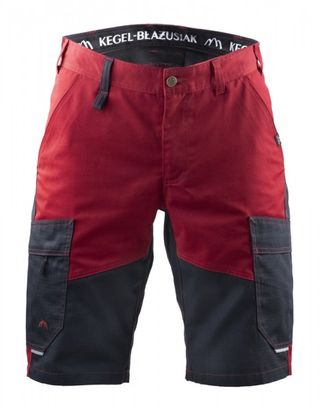 2-5506-049-9720 Krotkie spodenki robocze meskie/ szorty bordowo czarne