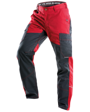 2-5507-049-9720 Spodnie Robocze męskie v-work Bordowe