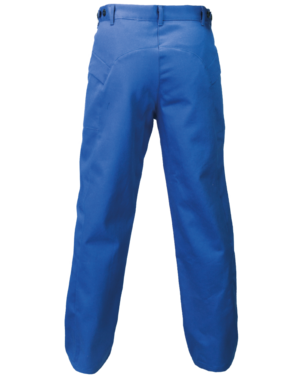 2-5595-310-3040 Spodnie do pasa trudnopalne, antyelektrostatyczne, dla spawacza (CE) niebieskie