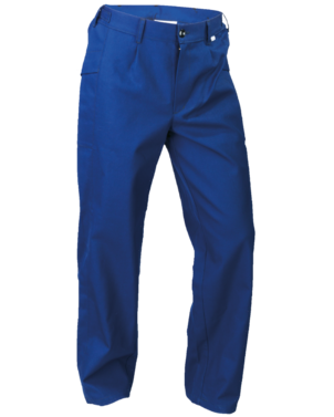 2-5595-310-4030 Spodnie do pasa trudnopalne, antyelektrostatyczne, dla spawacza (CE) granatowe