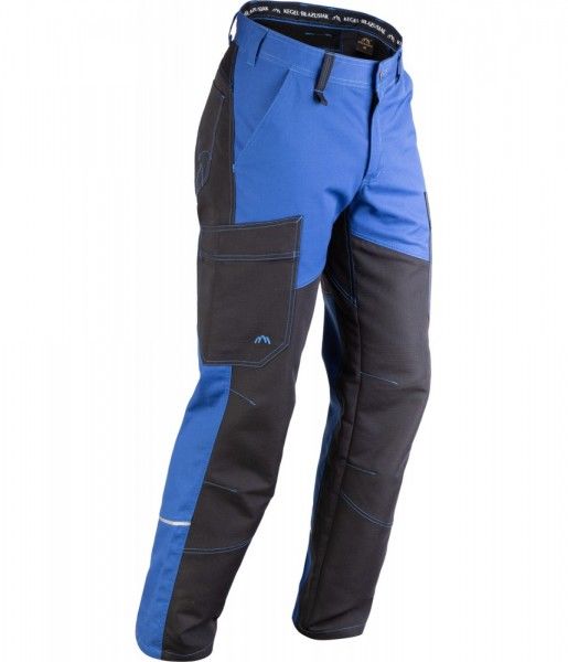 Spodnie robocze LIMITED EDITION (tkanina elstyczna) niebiesko-czarne