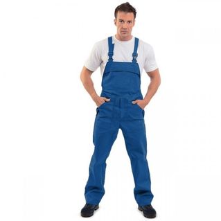 940 Spodnie Ogrodniczki Multiochronne (CE) niebieskie
