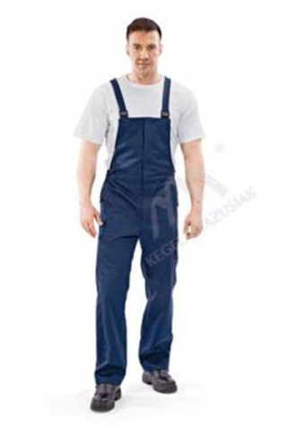 2-6595-310-4030 Ogrodniczki trudnopalne, antyelektrostatyczne, dla spawacza (CE) granatowe