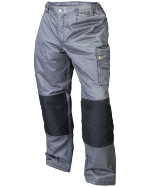 3-5814-185-9088 Spodnie ocieplane WORK popiel/czarny