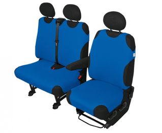 227 Pokrowce koszulki COTTON DV 2+1 niebieskie