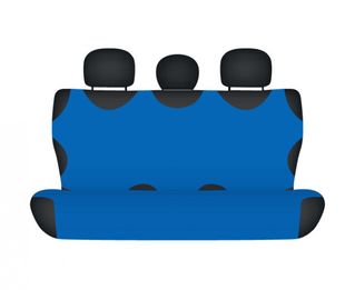 241 Pokrowiec koszulka COTTON na tylną kanapę niebieski