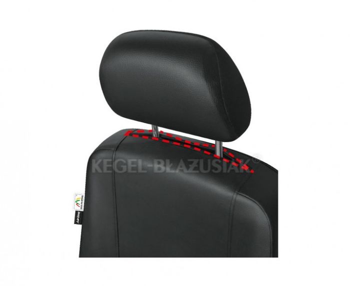 Pokrowiec na przedni fotel samochodowy PRACTICAL czarny