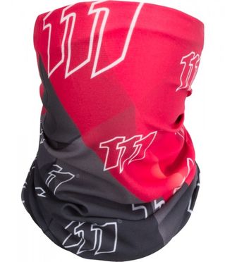 2-0004-710-9708 Elastyczna Chusta Wielofunkcyjna Z Logo 111 Czarno-Czerwony