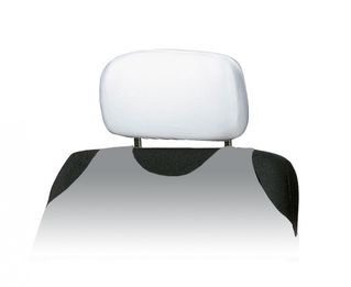 20 Pokrowce na zagłówki ALBI białe - komplet 2 pokrowców