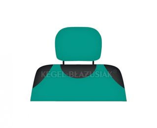 250 Pokrowce koszulki COTTON na zagłówki zielone - komplet 2 pokrowców