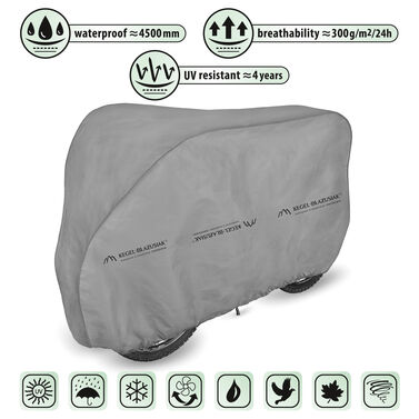 5-3884-241-3021 Pokrowiec na rower  2xL bike membrane długość 180-200 Cm