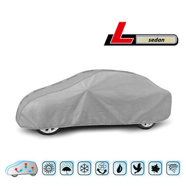 5-3963-241-3021 Pokrowiec na samochód BASIC GARAGE sedan, dl. 425-470 cm