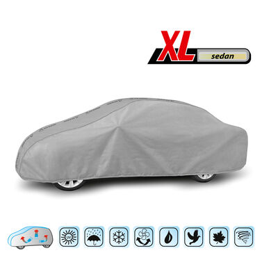 5-3964-241-3021 Pokrowiec na samochód BASIC GARAGE sedan, dl. 472-500 cm