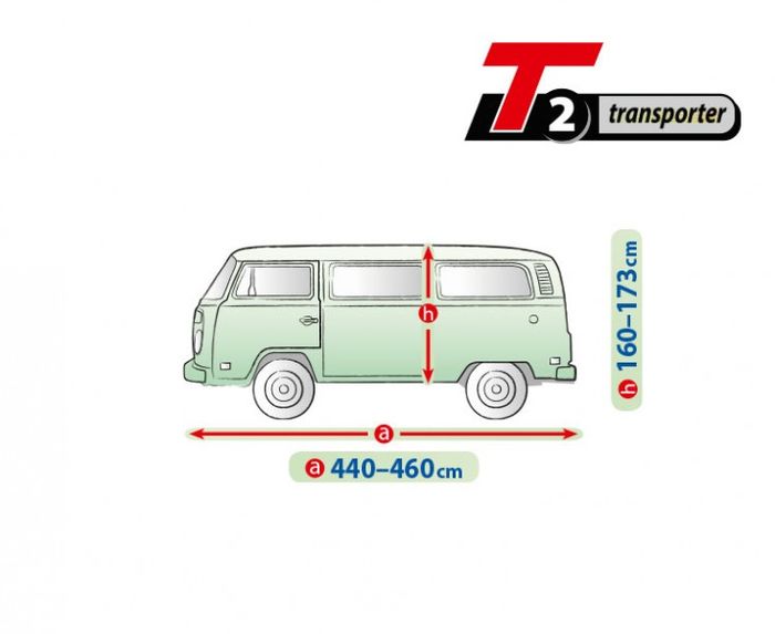 Pokrowiec na samochod MOBILE GARAGE Transporter T2 dl. 440-460 cm
