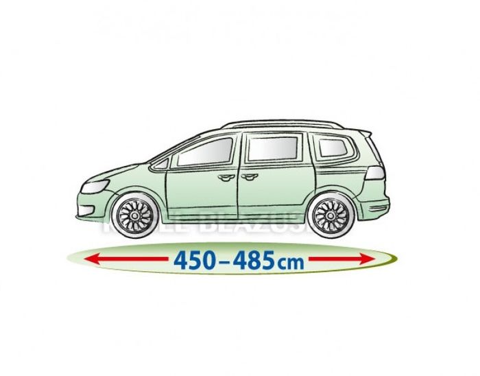 Pokrowiec na samochod MOBILE GARAGE minivan, dl. 450-485 cm