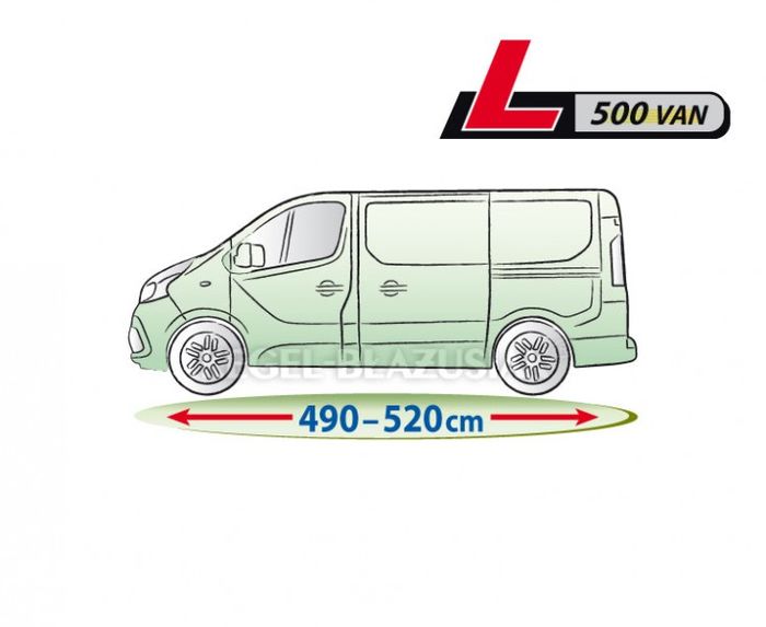 Pokrowiec na samochod MOBILE GARAGE L500 van, dl. 490-520 cm
