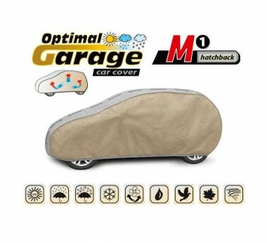 5-4313-241-2092 Pokrowiec Na Samochod OPTIMAL GARAGE Hatchback, Dl. 355-380 Cm