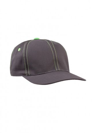 359 Czapka z daszkiem ECO grafit/zielony